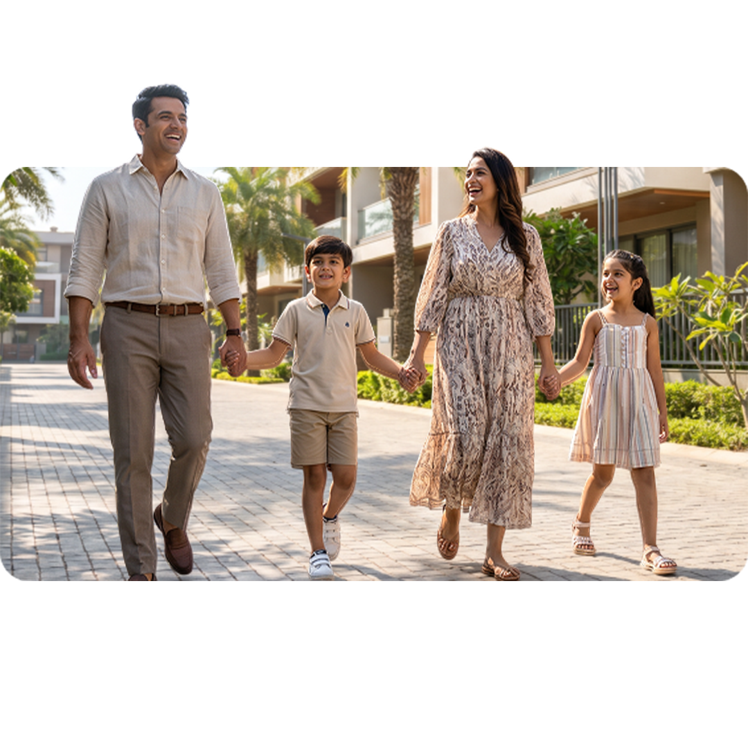 Family enjoying time together outdoors