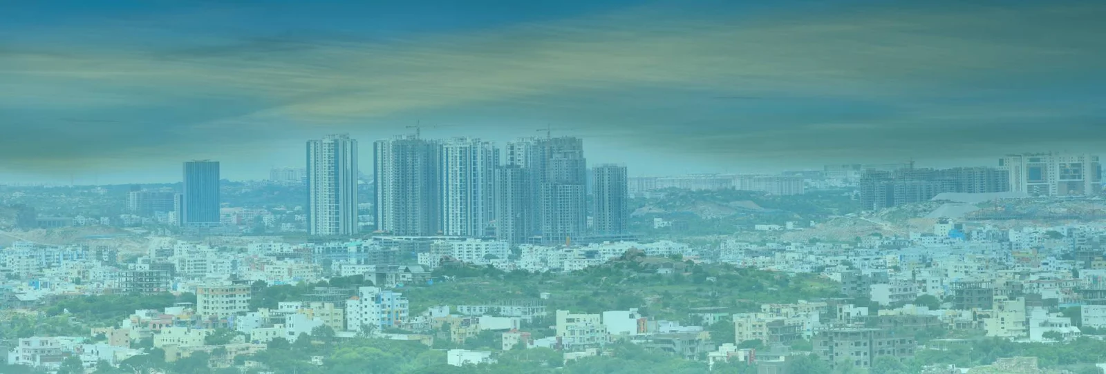 Hyderabad skyline